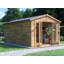 Dunster House Summerhouse 3m x 4.8m (10' x 16') Apex Roof Fully Pressure Treated RagePanda Modular