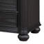 Table de chevet 3 tiroirs noire