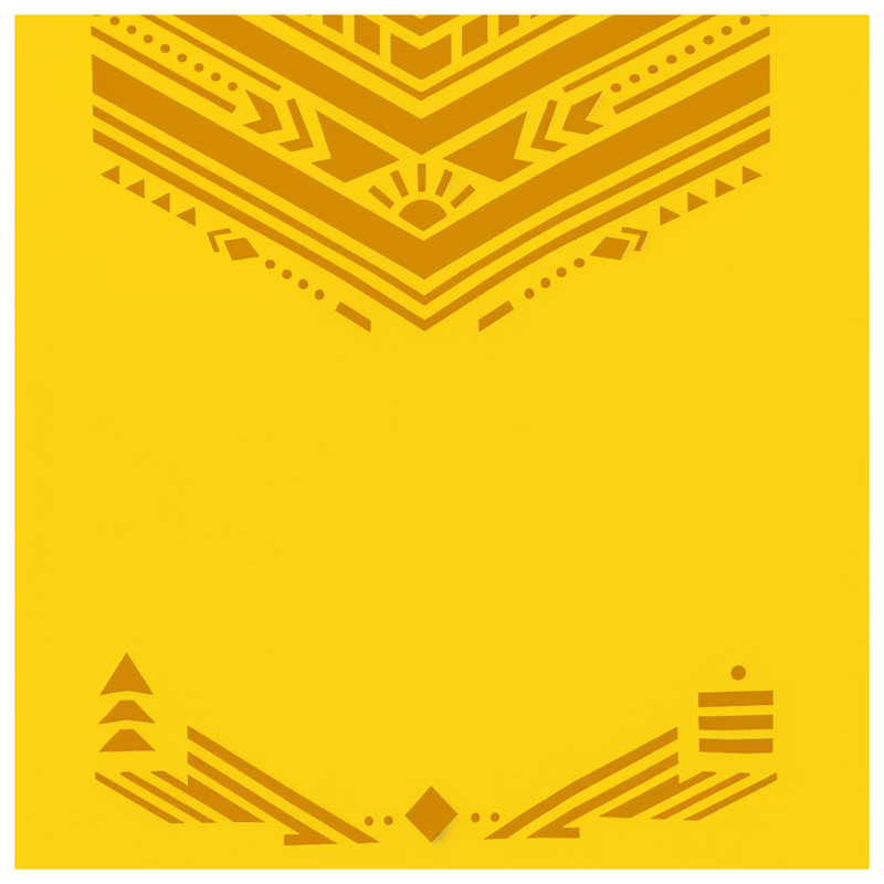 Édredon jaune à motif géométrique, Très grand lit