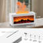 Diffuseur d'humidificateur de cheminée avec lumière 7 couleurs et minuterie pour chambre à coucher, bureau, yoga-1604364059