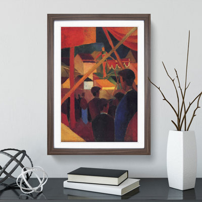 Tightrope Walker Vol.2 by August Macke - Picture Frame Painting