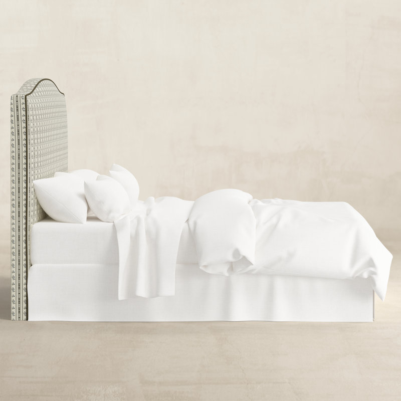 Upholstered Headboard, Queen, Olive