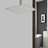 Rain Fixed Shower Head 2.5 GPM with Self-Cleaning-90694486