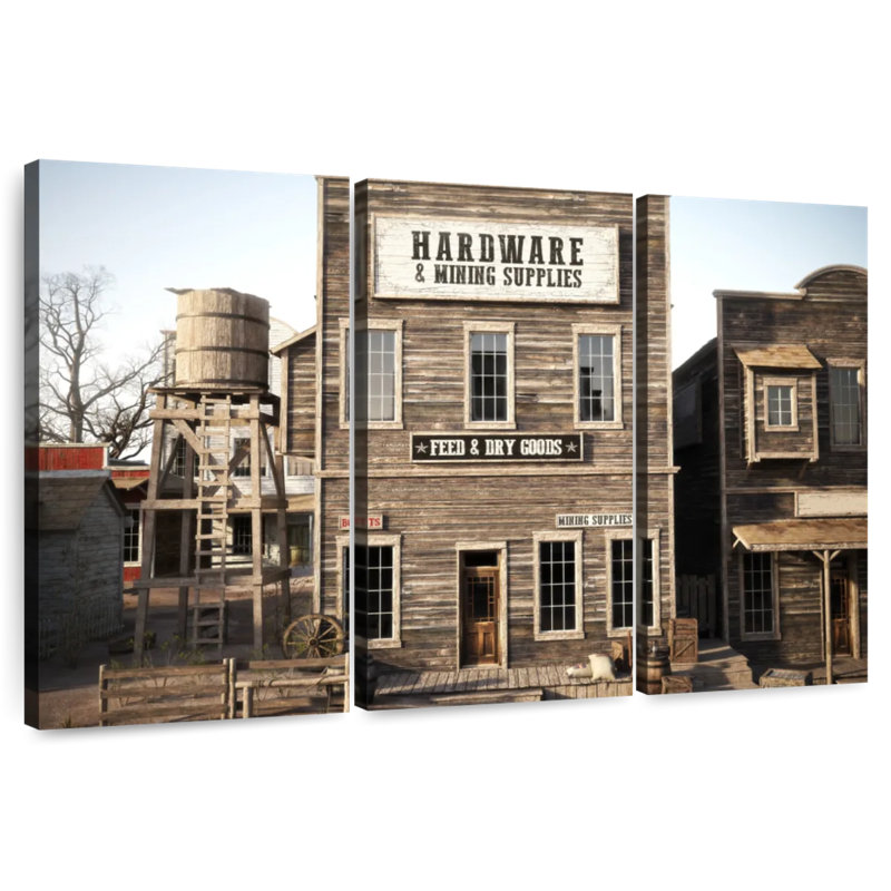 Lelar Western Hardware, 32" H x 50" W