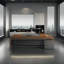 modern Luxury artificial wooden computer desk