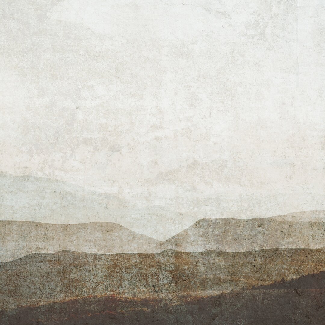 Leinwandbild Burnished Mountains II von Victoria Barnes