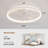24'' Flush Mount Dimmable Ceiling Fan With LED Lights Bedroom Ceiling Fan-1203582114