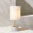 KAMILAH IRON TABLE LAMP W/ USB PORT