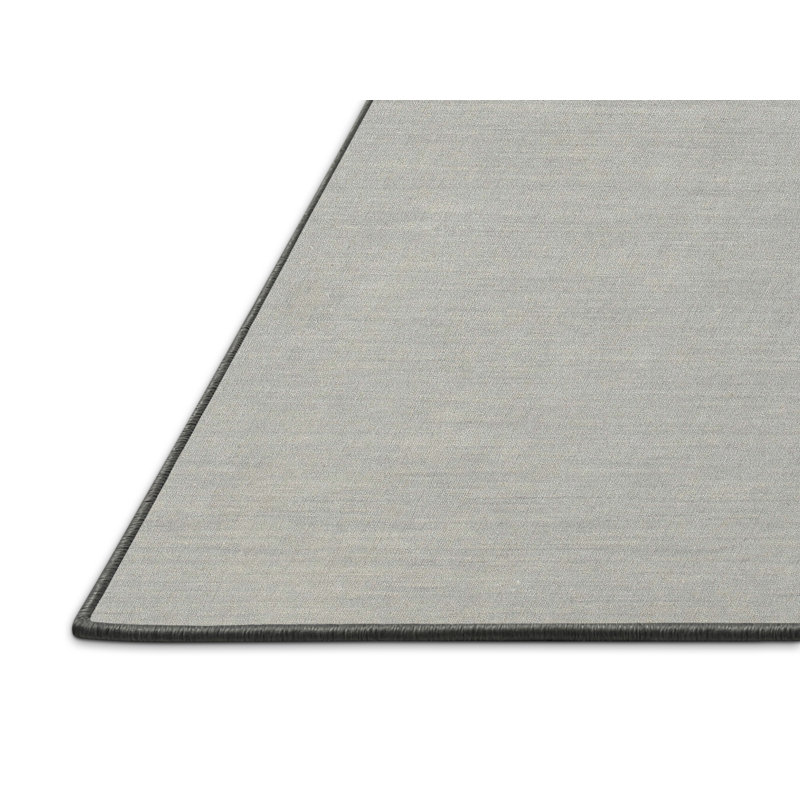 Tapis contemporain gris, Rectangle 7 pi x 10 pi