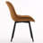 Modern Dining Chairs Faux Leather Upholstered Kitchen Chairs Side Chair With Metal Legs-453452158