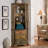 Gold Solid Wood+Glass Display Cases-120926433