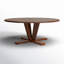 Cobain Round Solid Wood Dining Table-1992841299-1992841644