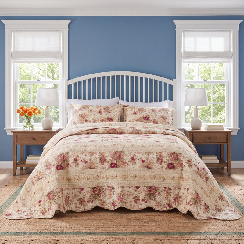 Collection de courtepointe Antique Rose