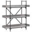 Sandre 100cm W Metal Bookcase-903798613-903798611