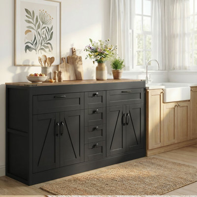Buffet, armoire de rangement 55 po