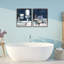 Ensemble de 2 cadres flottants Blue Bath-359954228-359954229