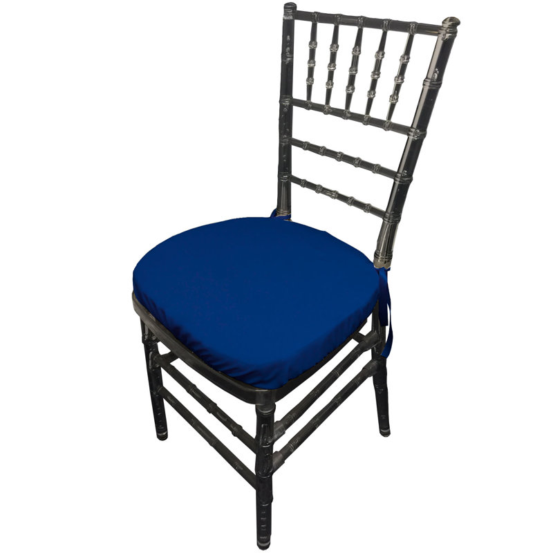 Outdoor 2'' Dining Chair Cushion Cover, Royal Blue