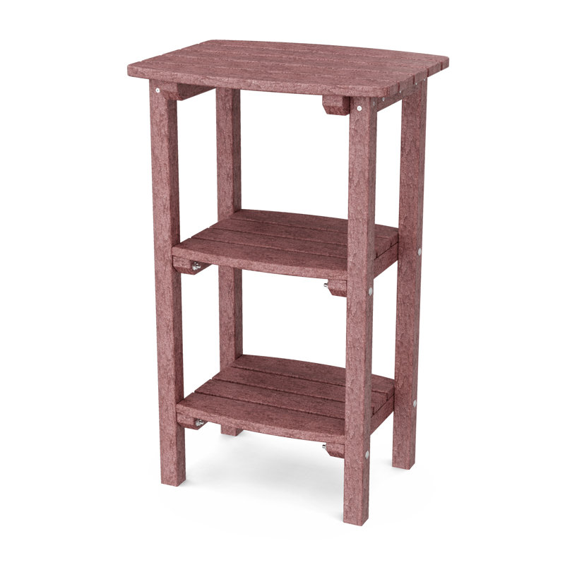 Table d'appoint Classic à 3 tablettes, Bois de cerisier