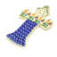 Spring Flowers Polish 7" Pottery Cross