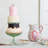  Floral Stoneware Pitcher With Handle