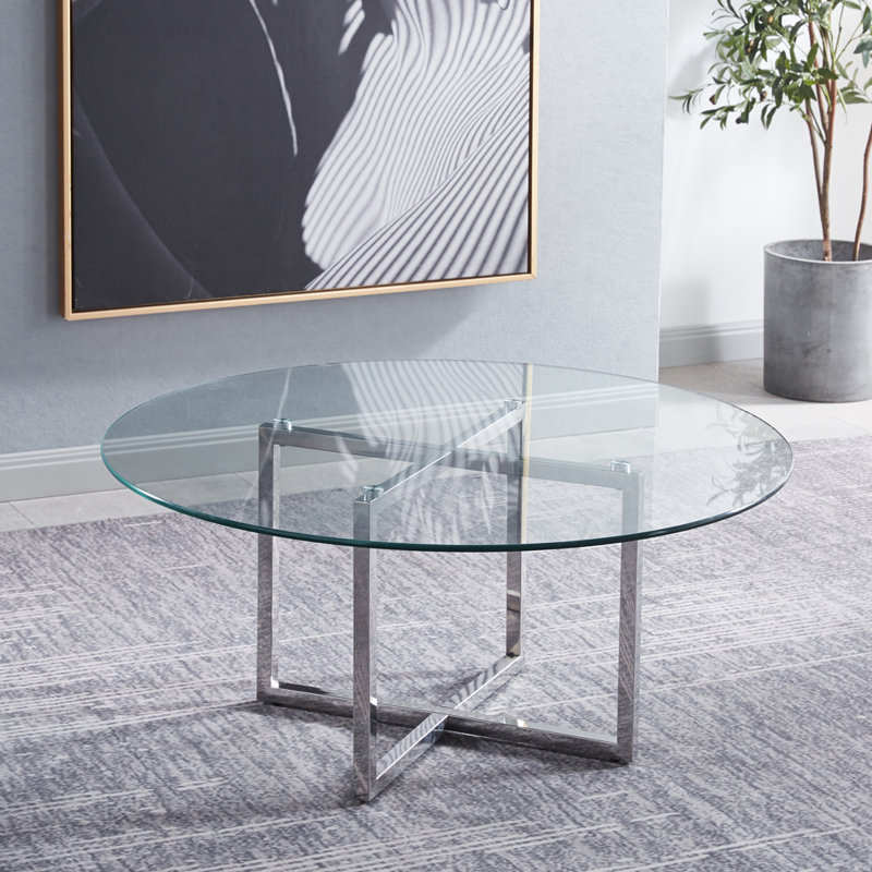 Aarron Cross Legs Coffee Table