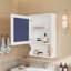 Armoire de rangement de salle de bain murale 20 "avec miroir-1681506771