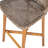 Lymington Outdoor Bar Stool, Teak Finished Wood With Wicker, Set Of 2-1317147504
