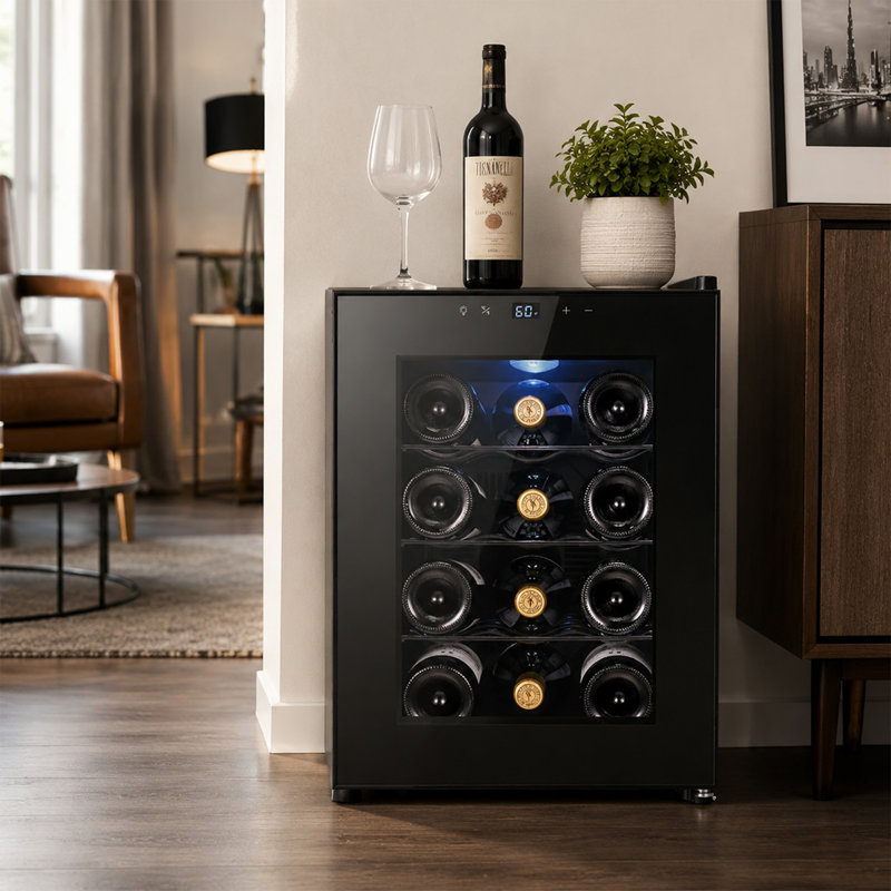 Yeego 12-bottle Freestanding Wine Cooler 