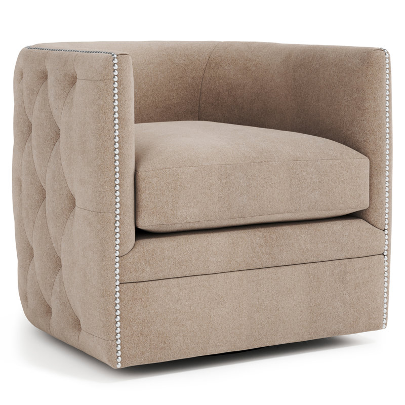 Palazzo Swivel Barrel Chair, Taupe 1583-200