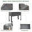Galvanized Raised Garden Bed With Legs,48X24X35In Large Elevated Planter Box On Wheels With Drainage Holes-2041046618