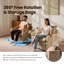 Ensemble de canapé modulaire en velours côtelé 4 pièces avec fauteuil pivotant, mobilier de salon moderne-115504576