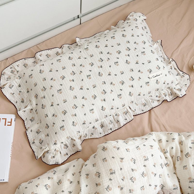 Cute Muslin Cotton Kids Pillowcase