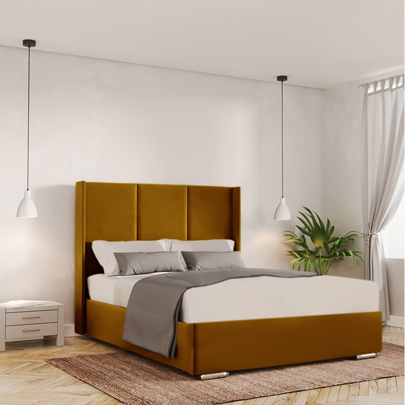 Claubert Bed Frame, Turmeric, Single (3') 