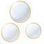 Golden Edge Bone China Appetizer Plate