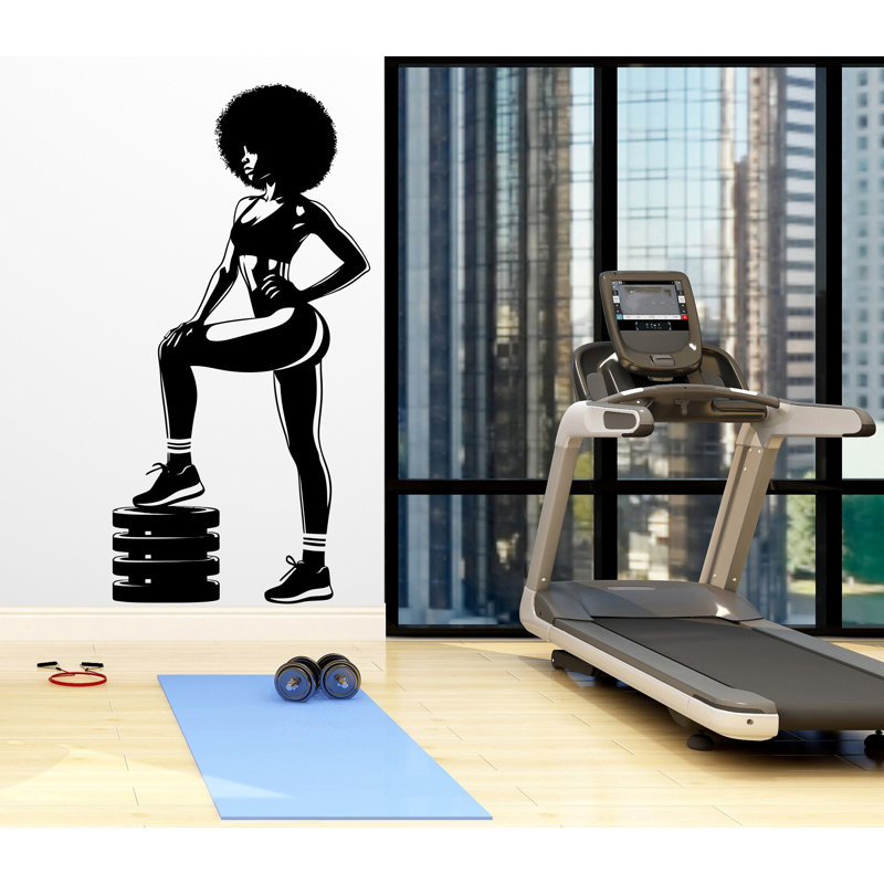 Adhésif décoratif pour salle de gym,  H 18 po x l 35 po