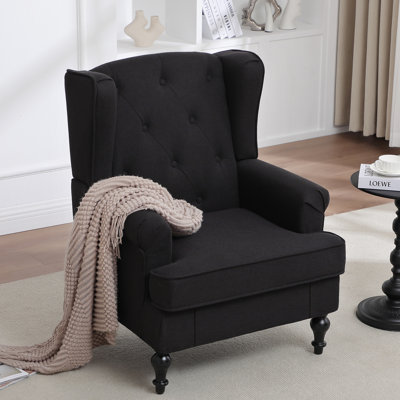 Fauteuil à oreilles Upholsterd