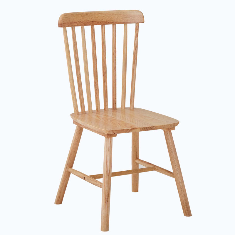 Ternell Rubber Wood Dining Chairs, Natural