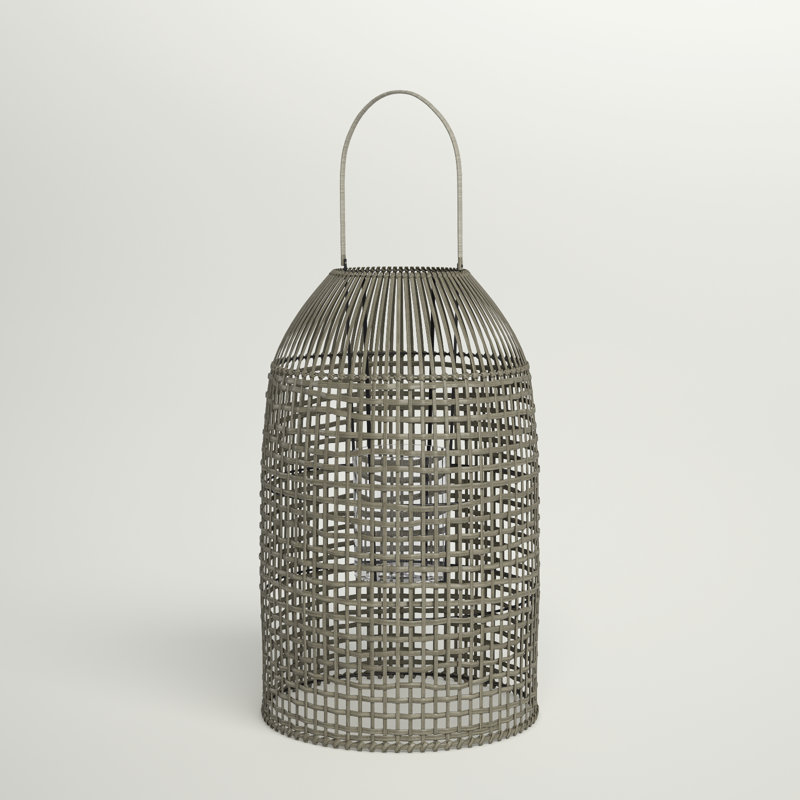 Calum 18'' H Glass Tabletop Lantern