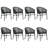 Keyuntae 8 - Person Patio Dining Set Rectangular Table with Cushions Included-1175524860