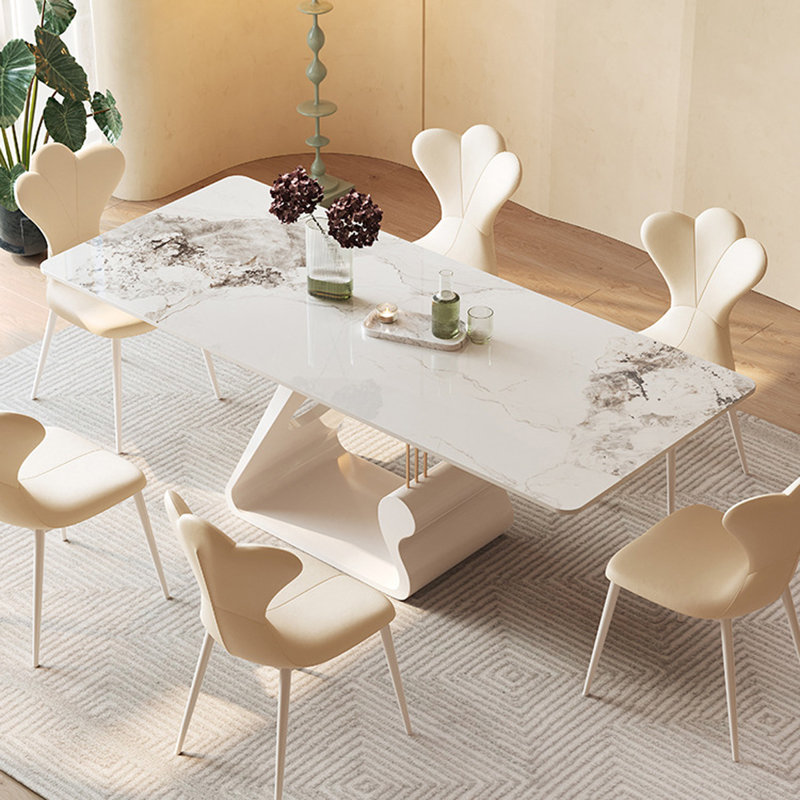 6 - Person Trestle Dining Set, 29.5"H x 63"L x 31.5"W