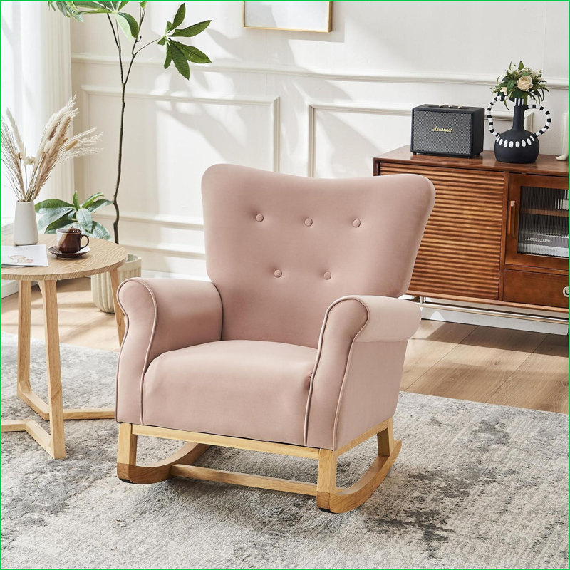 Chaise berçante Traditional Bois | Hévéa