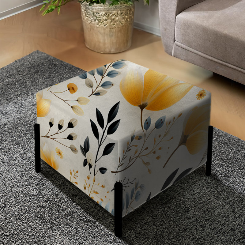 Repose-pieds Earthy Flora III - Plantes