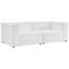 Causeuse modulaire en cuir 2 pièces Mingle-1711764956