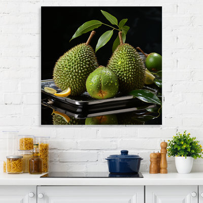 Fruits vert drame Durian fruits III - fruits, art mural