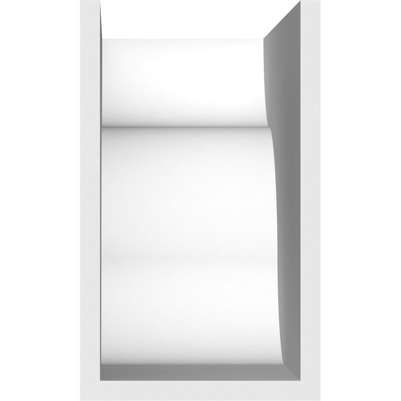 6"W x 10"H x 16"L Standard Carmel Architectural Grade PVC Rafter Tail, 10"H x 6"W x 16"D
