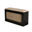 Banc rembourré noir