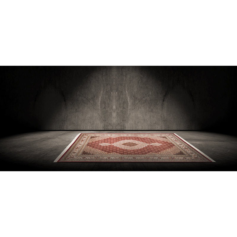 Haque Oriental Wool Hand Woven Area Rug, Rectangular 250 x 350 cm
