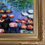 "Water Lilies" (rose), reproduction d'art sur toile-1200442789-1200444137