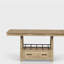 Table de comptoir - finition caramel