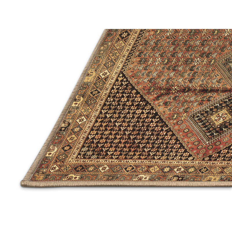 Tapis brun traditionnel Traditional 2740, Rectangle 8 pi x 10 pi